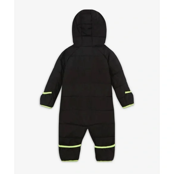 NEW Nike Baby Puffer Snowsuit Black Size 3M - Picture 2 of 10